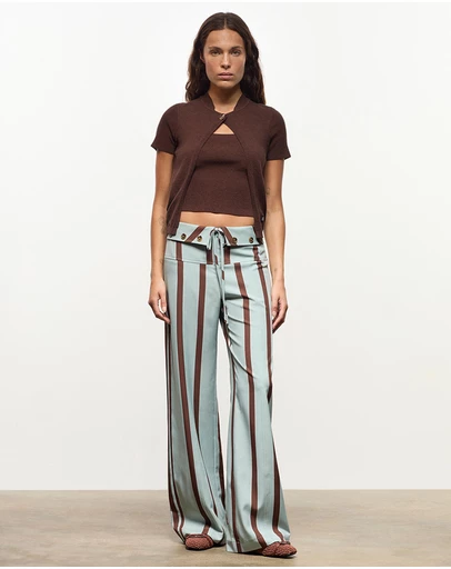 Laagam - Tashi Striped Flow Pants