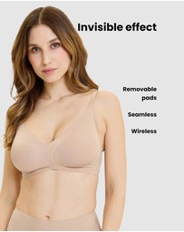 Sans Complexe - Pure Invisibility Seamless Wirefree Bra With Removable Padding