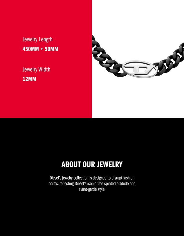 Diesel - Black Necklace