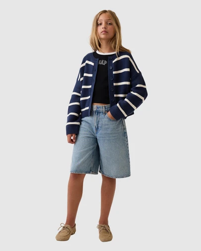 GAP - Cotton Boxy Cardi - Kids-Teens