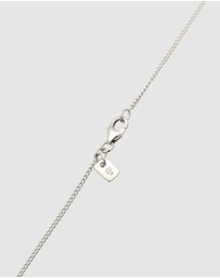 Kuzzoi - ICONIC EXCLUSIVE - Necklace Male Geometric Green Enamel 925 Sterling Silver