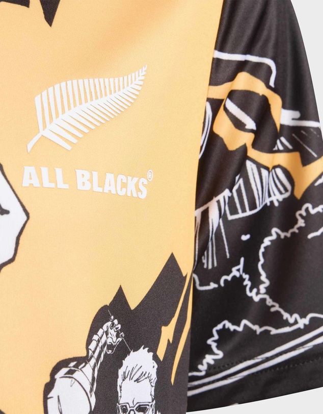 adidas Performance - ALL BLACKS MARVEL CAPTAINS RUN JERSEY KIDS
