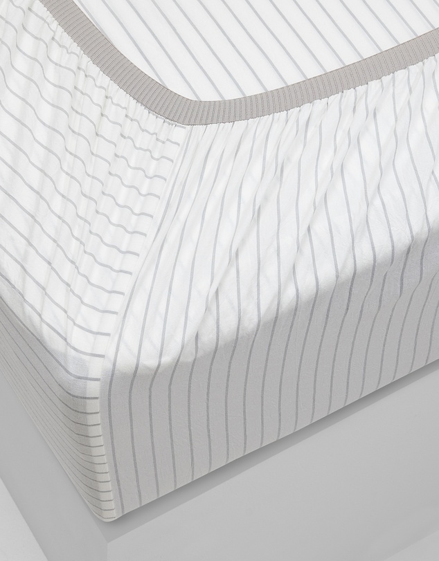 Sheet Society - Leo Washed Cotton Stripe Full Sheet Set