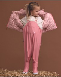 Crywolf - REVERSIBLE ECO-VEST Rose Gingham