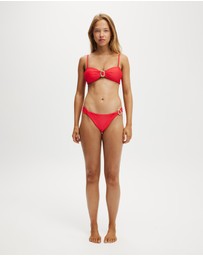 Cotton On Body - Strapless Gathered Bandeau Bikini Top