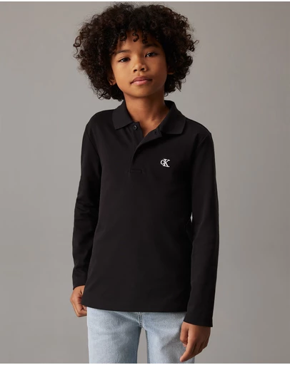 Calvin Klein Jeans - Boys Long Sleeve Polo Shirt