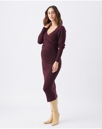Ripe Maternity - Heidi Nursing Knit Dress