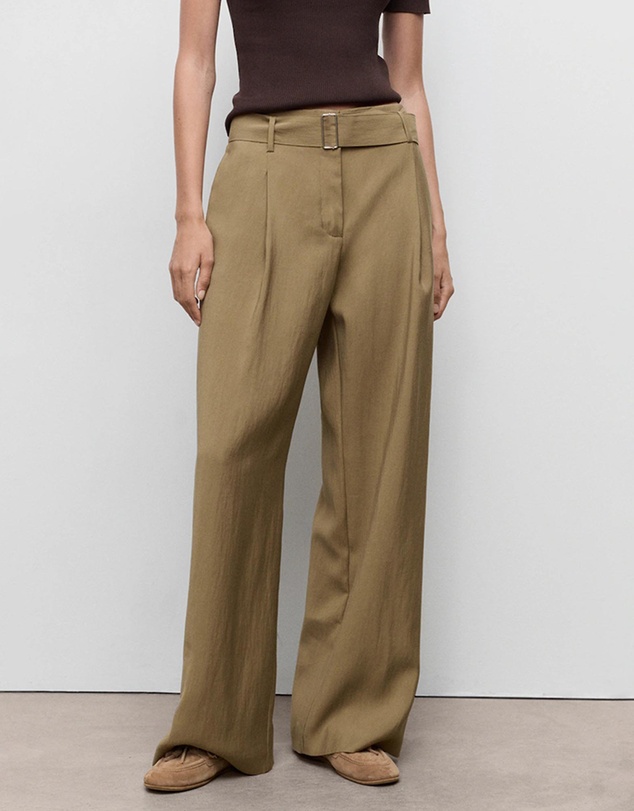 M.N.G - Paperbag Trousers With Belt