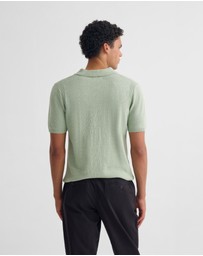 Oxford - Otis Zip Neck Knitted Polo