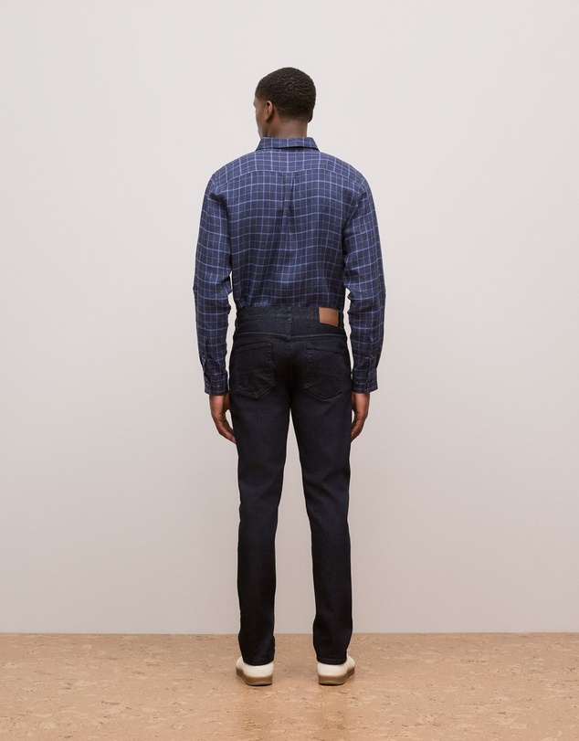 Trenery - Modern Slim Dark Wash Jean in Ink Blue