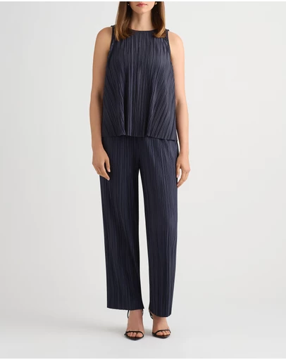 David Lawrence - Tauri Pleat Jersey Top