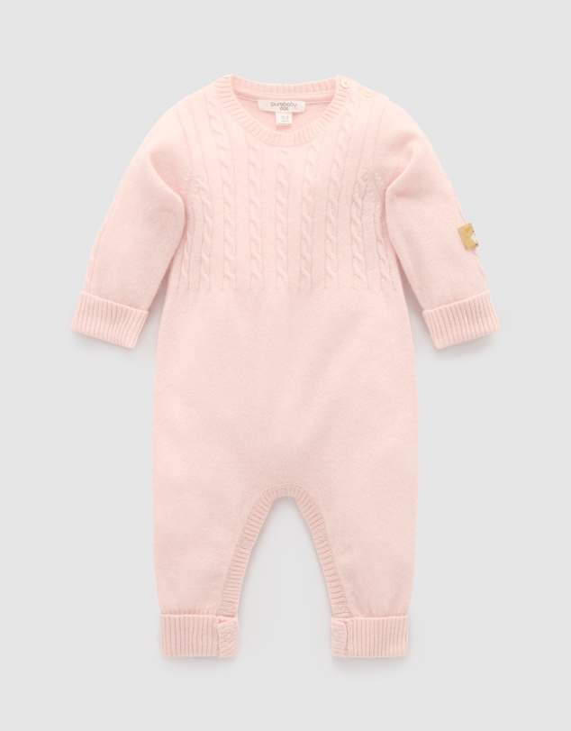 Purebaby - Cashmere Growsuit -Kids-Babies