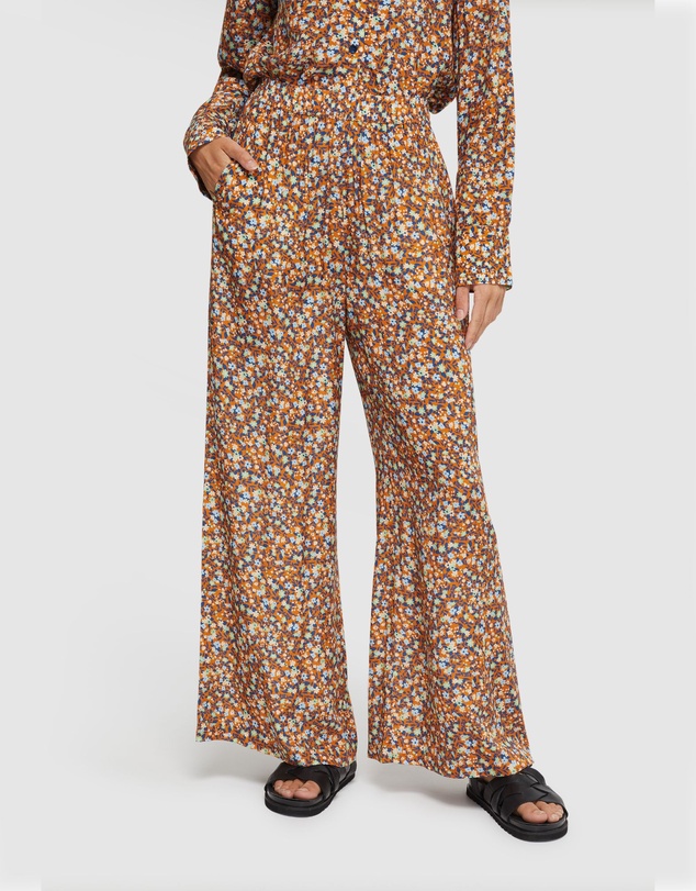 Oxford - Chantel Floral Print Wide Leg Pants