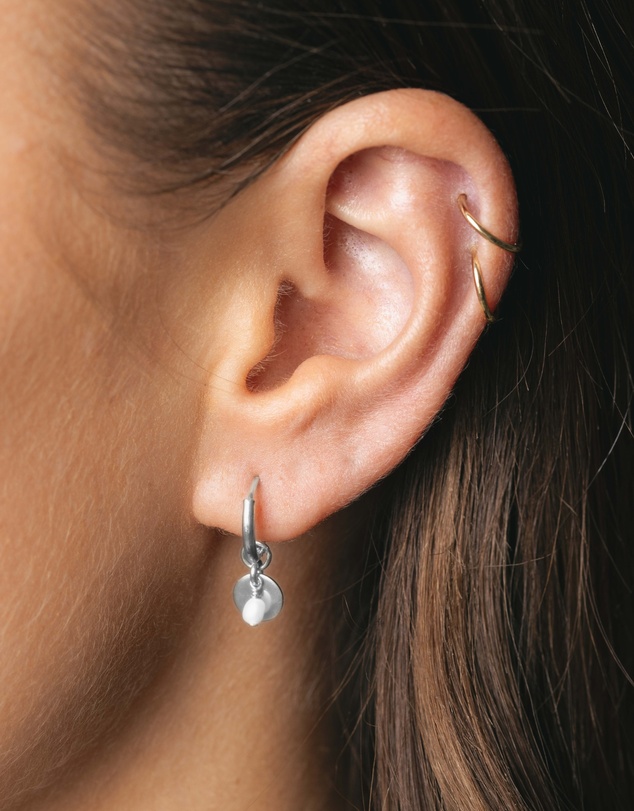 Alana Maria - Sia Mini Hoop Earrings - Sterling Silver