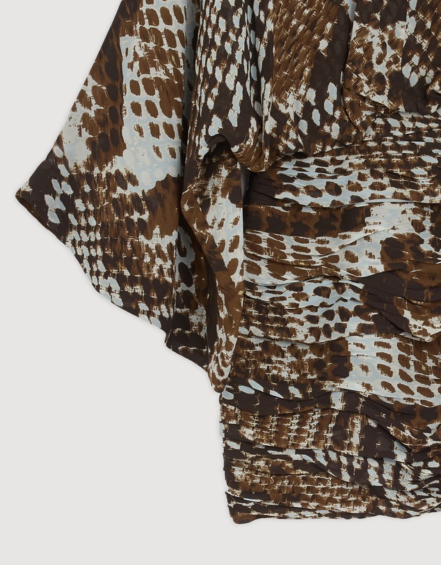 Revibe - Repaired Shona Joy Maia LS Plunged Mini Dress - AU 10