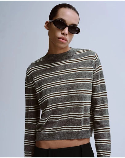 M.N.G - Knit Striped Sweater