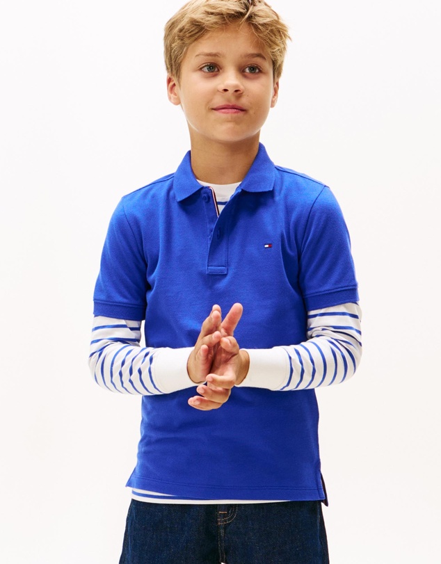 Tommy Hilfiger - Essential Flag Embroidery Regular Fit Polo - Kids