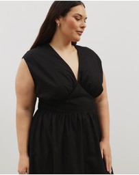Atmos&Here Curvy - Zara Waisted Midi Dress