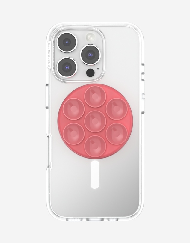 PopSockets - PopGrip SuckUp Suction MagSafe 3in1 Phone Grip Holder Stand