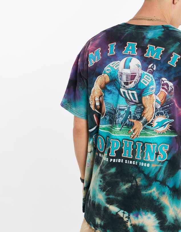 Vintage by The Real Deal - Pre Loved - NFL Miami Dolphins Tie Dye Tee