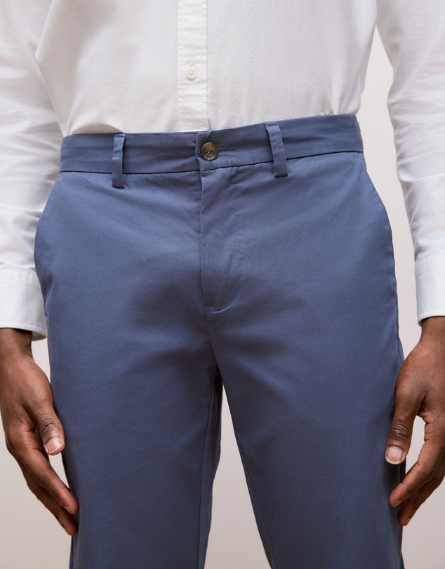 Trenery - Slim Fit Chino Pant in Dark Blue