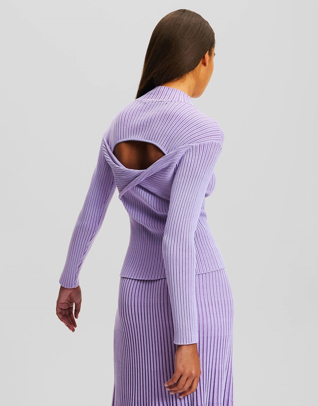 Karl Lagerfeld - Lurex Knit Top