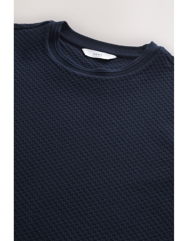 NEXT - Textured T-Shirt Regular Fit