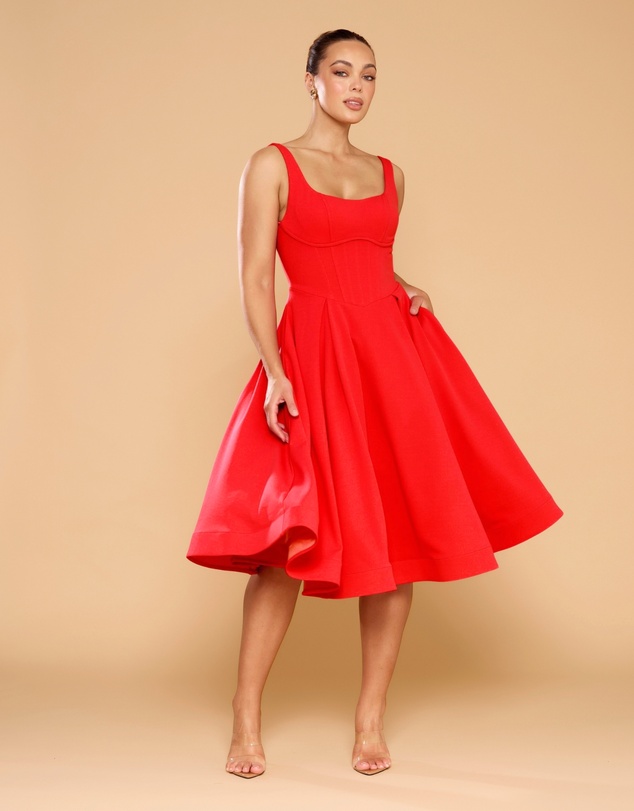 CATHERINE FERRARO - Elena Midi Dress