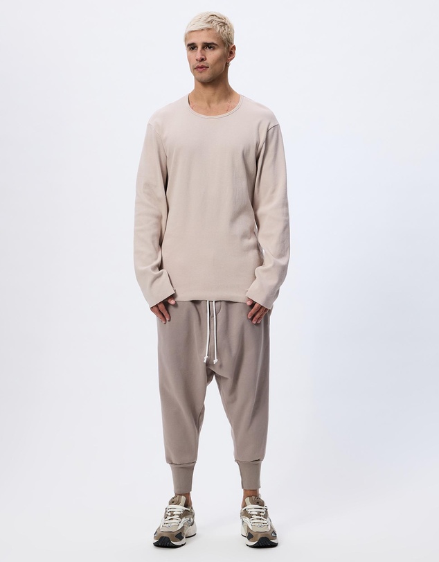 Surrounded By Ghosts - The Lodestone Rib Knit Long Sleeve Tail T-Shirt