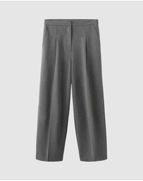 M.N.G - Straight-Fit Pleated Trousers