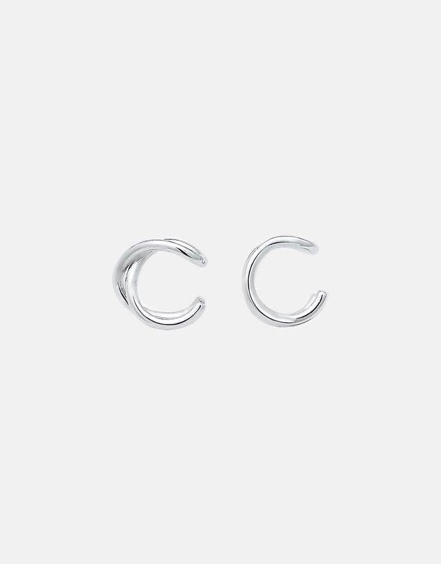 Elli Jewelry - Minimalist Ear Cuff in 925 Silver
