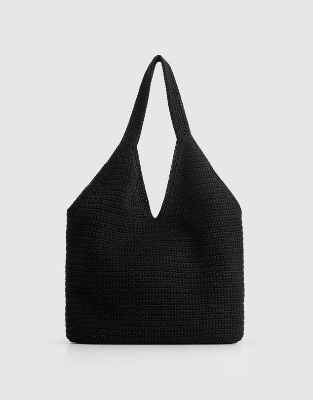 Laura Jones - Rayon Crochet Tote Bag