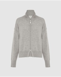 Huntly - Margot Cashmere Zip Jacket