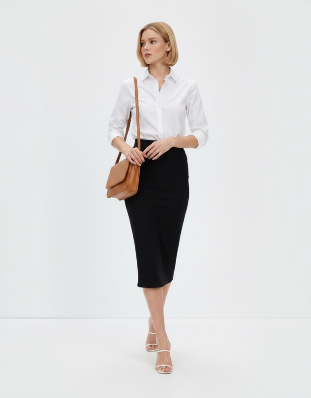Mossée - Aurelia Long Elastic Waist Skirt
