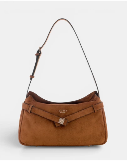 GUESS - Ella Faux-Suede Shoulder Bag