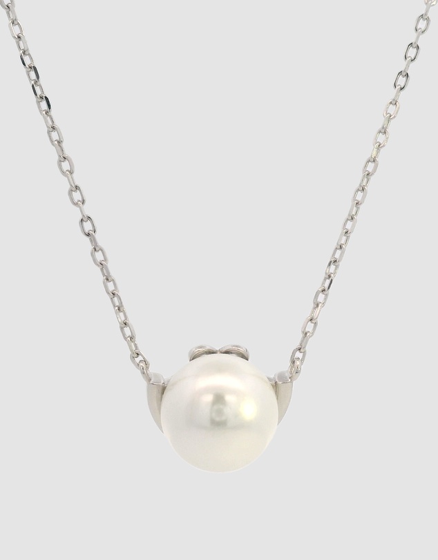 Georgini - Georgini Adagio Crescent Nine-2-Five Pearl Necklace Silver
