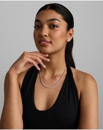 Michael Hill - Cubic Zirconia Tennis Necklace in Sterling Silver