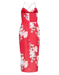 City Chic - Lotus Print Maxi Dress