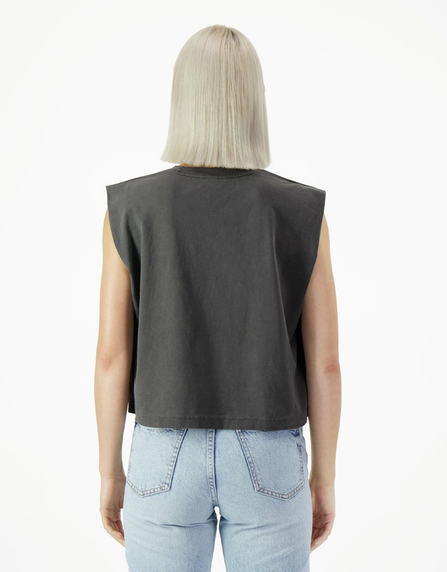 American Apparel - Heavyweight Garment Dyed Women's Muscle T-Shirt