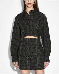 Ksubi - Cutout Shirt Dress Camo