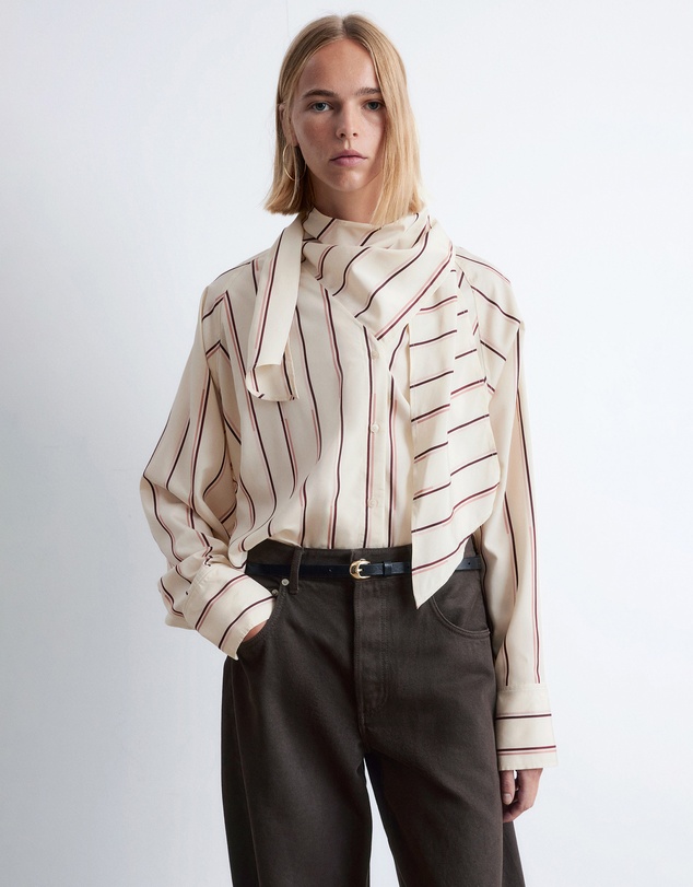 & Other Stories - Scarf-Detail Shirt