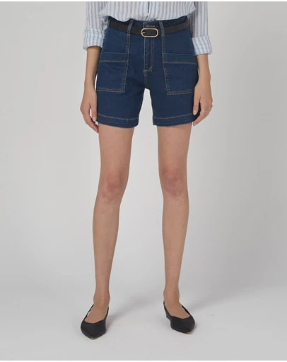 DRICOPER DENIM - Zaplin Paris Blue Denim Shorts