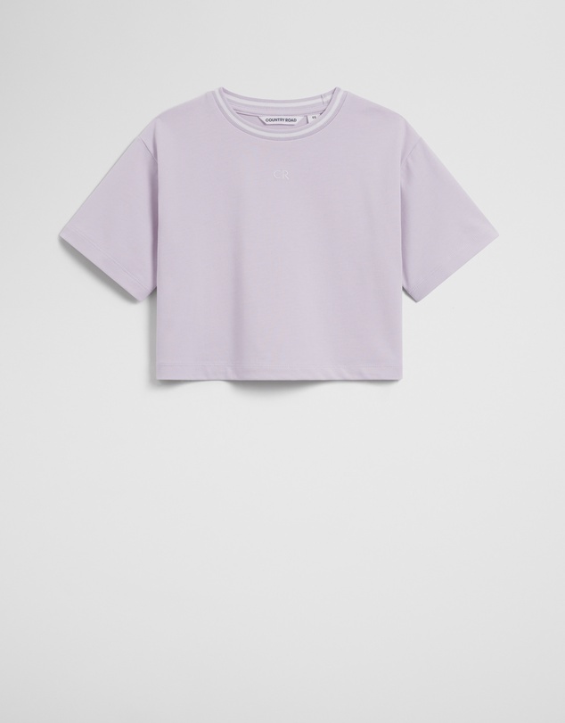 Country Road - Australian Cotton Short Sleeve Crop Boxy T-shirt