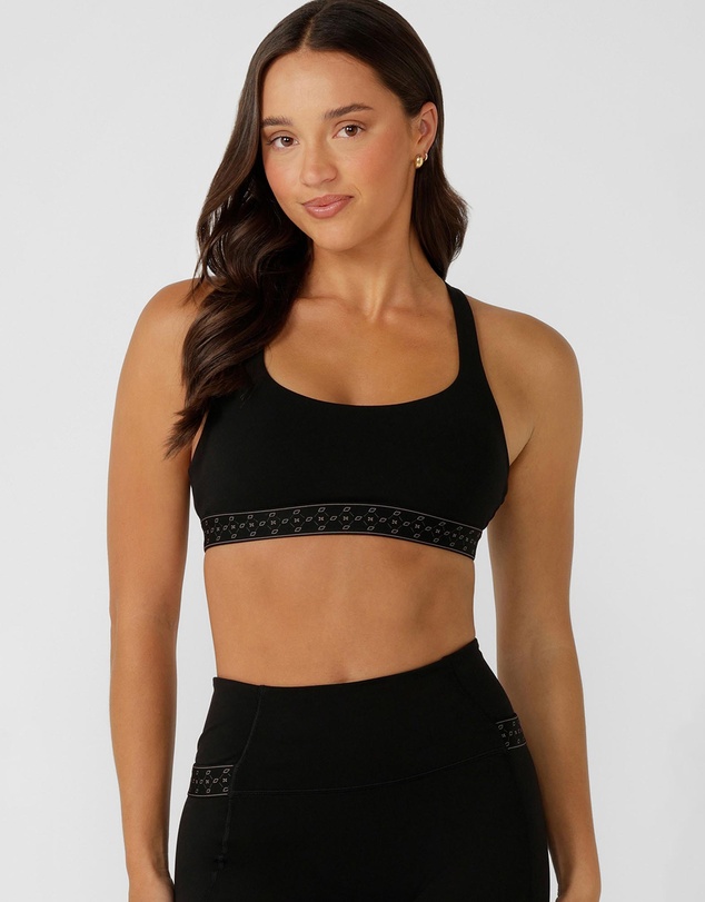 Lorna Jane - Iconic Monogram High Support Sports Bra