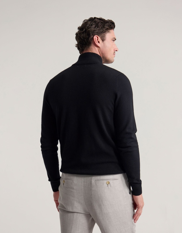 Oxford - Merino Zip-Neck Wool Pullover