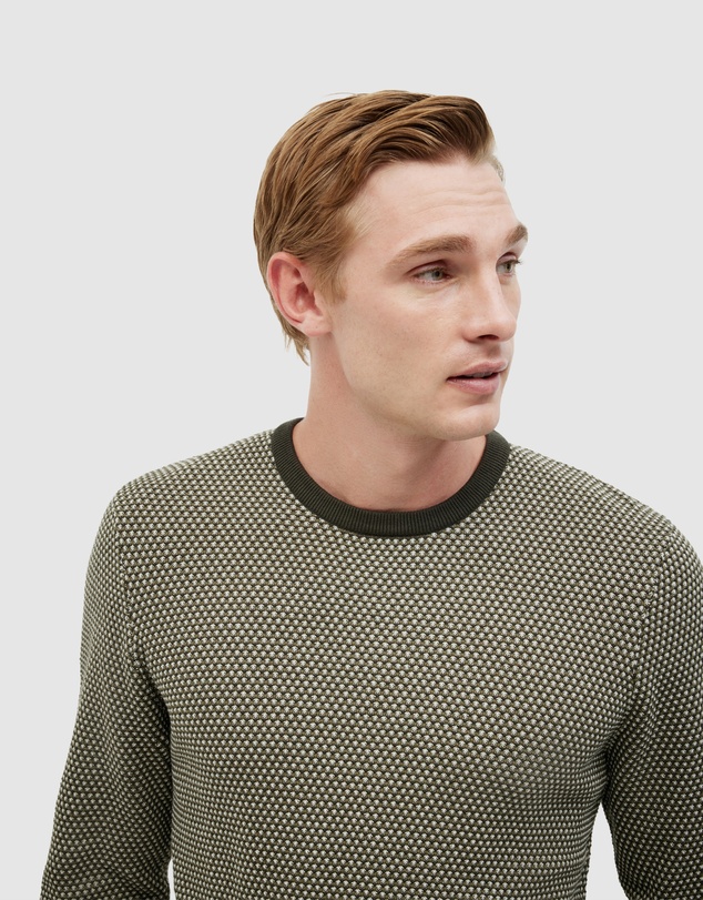 Politix - Tricolour Crew Neck Knit