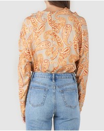 Amelius - Indira Paisley Long Sleeve Top