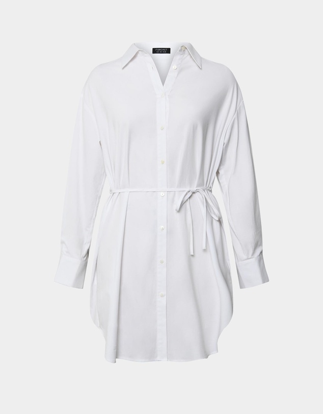 Forcast - Oakley Cotton Tie Shirt Dress