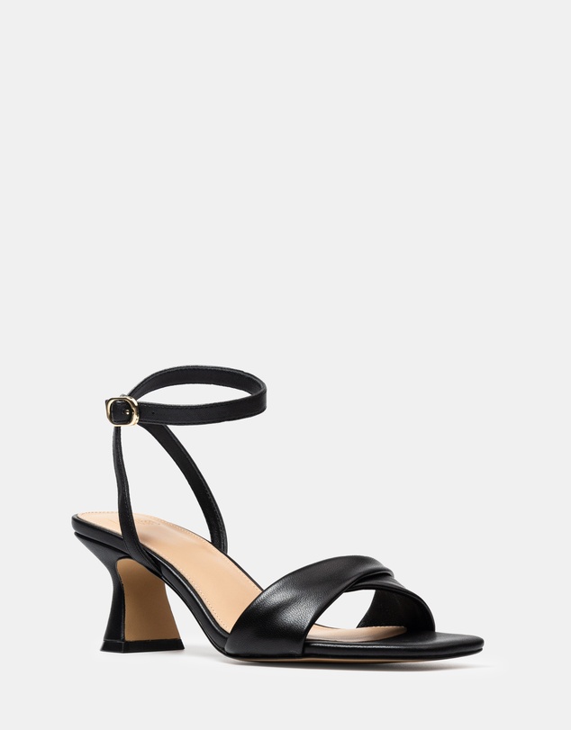Wittner - Martina Leather Flared Heels