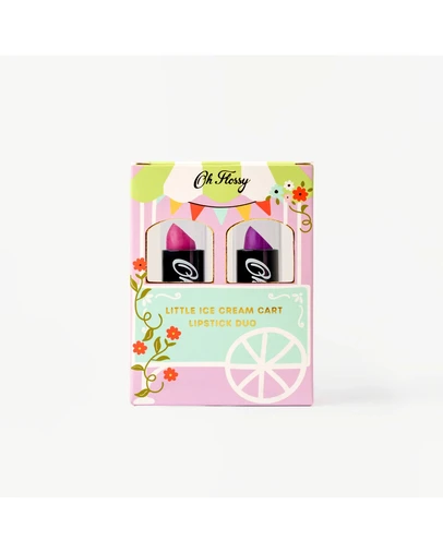 Oh Flossy - Little Ice Cream Cart Collection Lipstick Duo